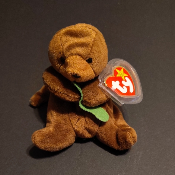 Ty Plush Brown Bear P.V.C Pellets With Tag Errors - Picture 1 of 4